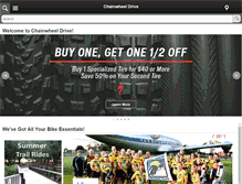Tablet Screenshot of chainwheeldrive.com